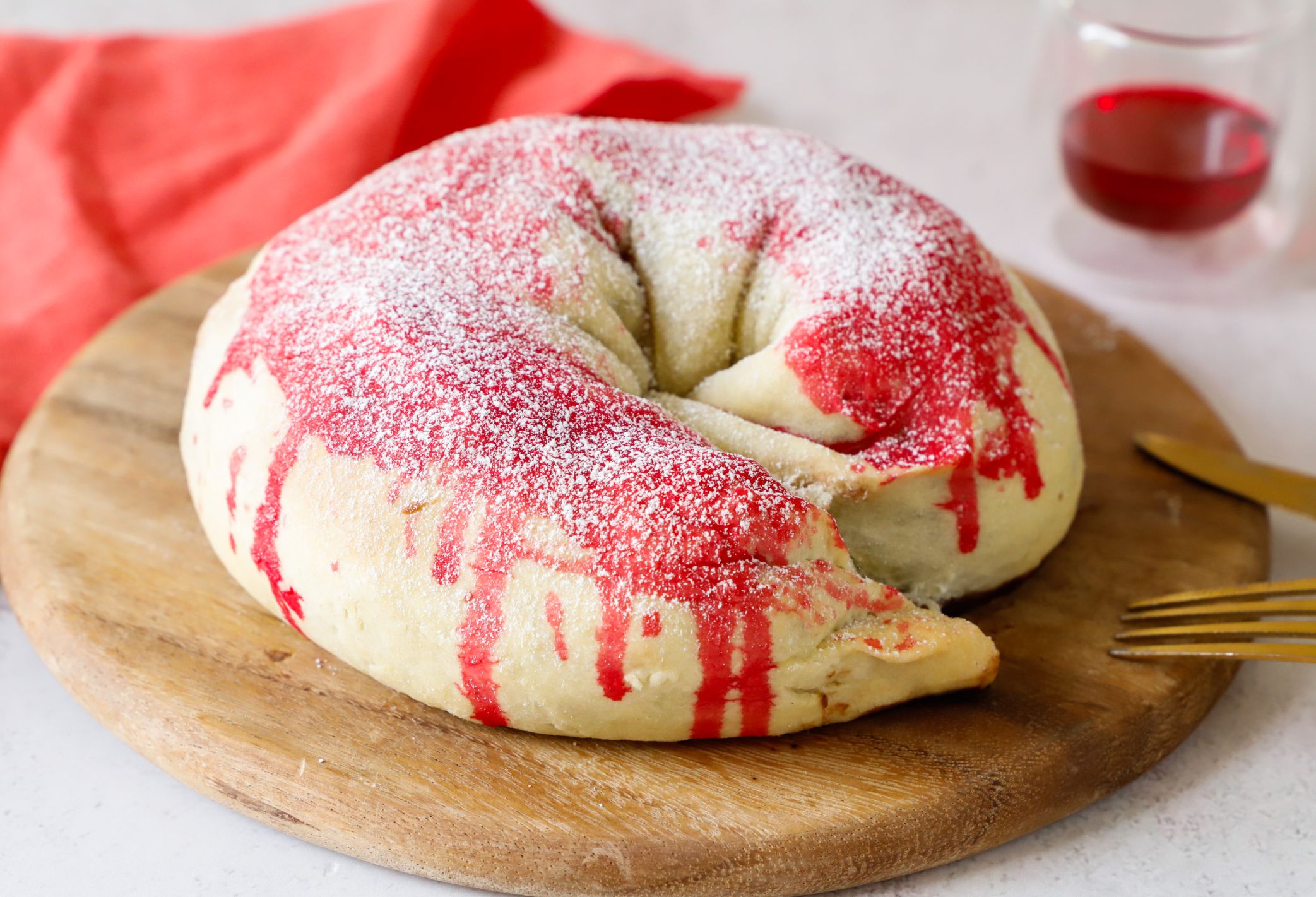 Roscatta Rocciata umbra, dolce arrotolato tradizionale