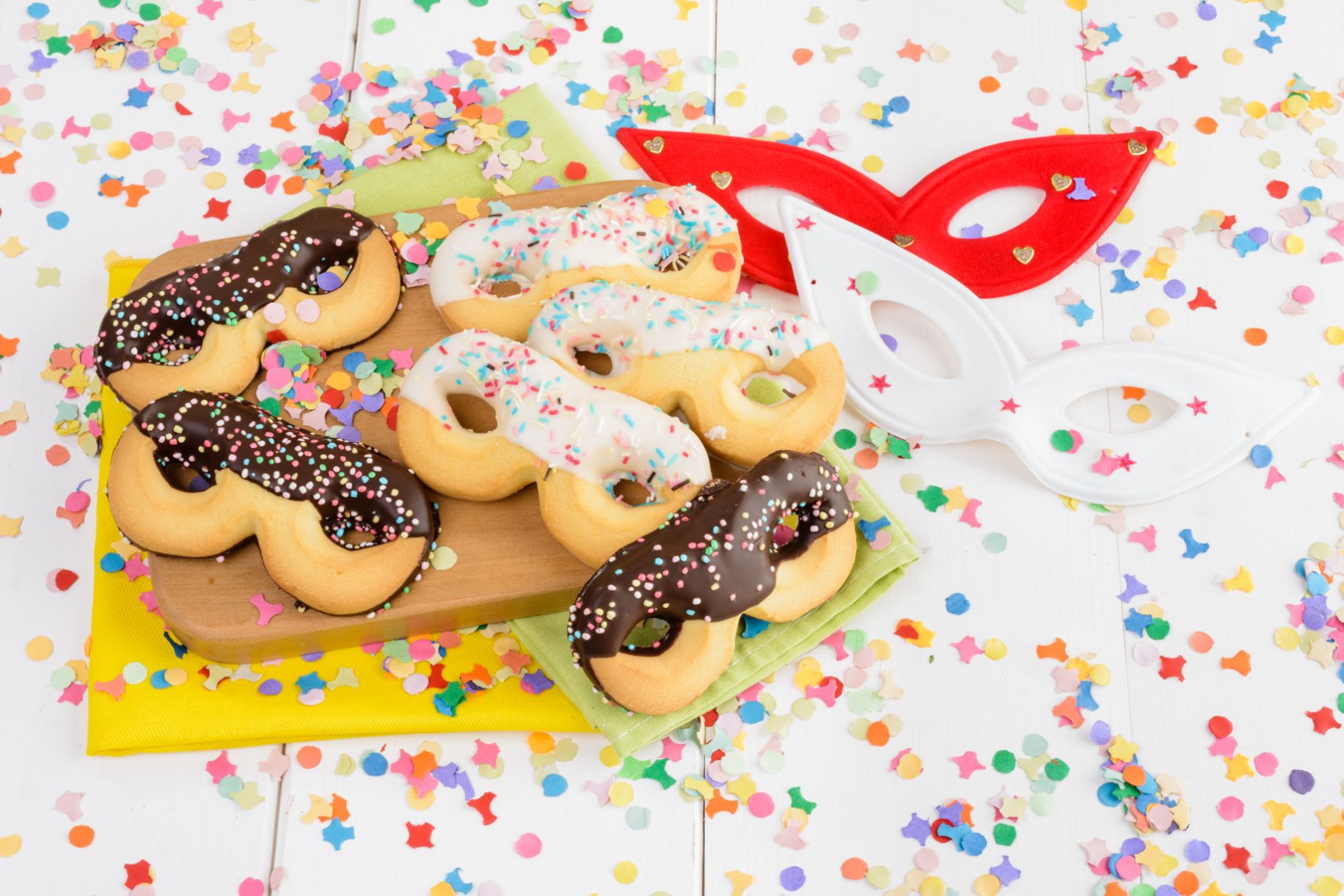 mascherine di carnevale ricetta