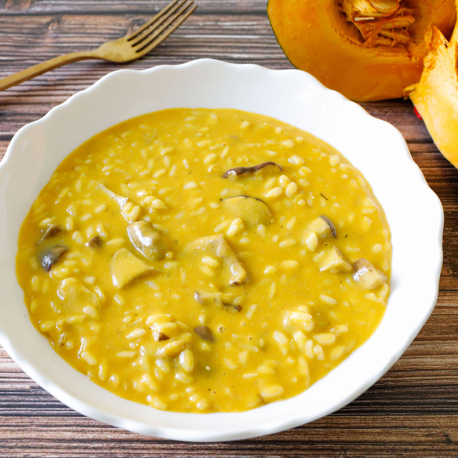 Risotto zucca e porcini perfetta ricetta autunnale