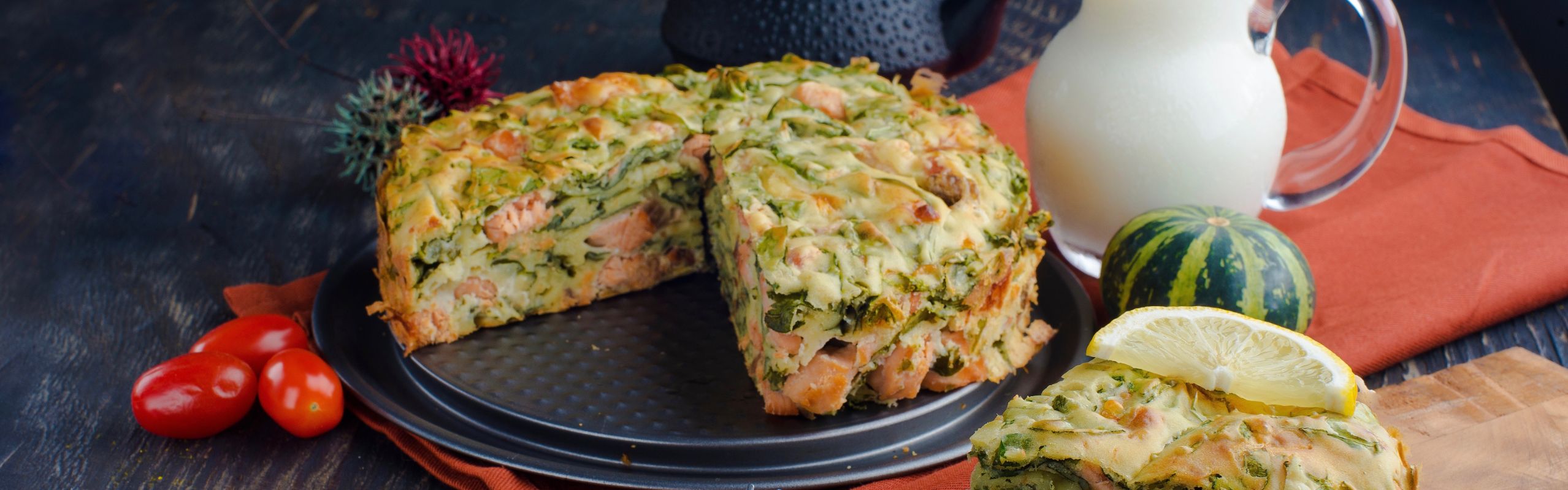 torta rustica con zucchine e tonno