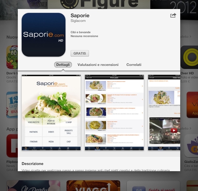 saporiecom-e-anche-sullapp-store
