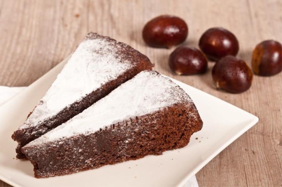 Torta Di Castagne E Pinoli Saporie