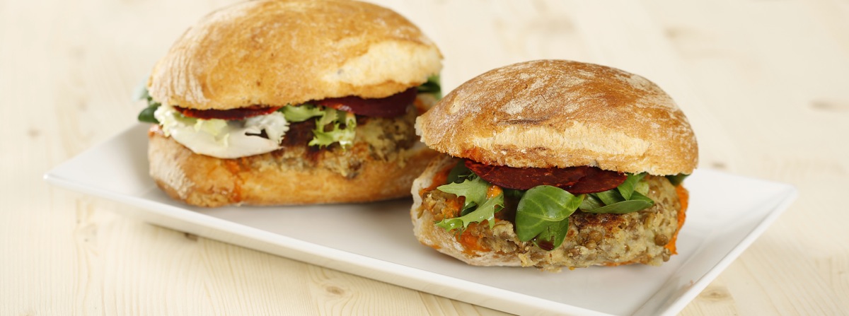 Hamburger di lenticchie - Saporie
