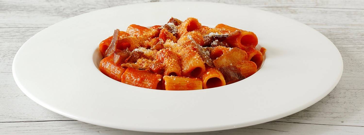 Rigatoni All Amatriciana La Ricetta Originale Saporie