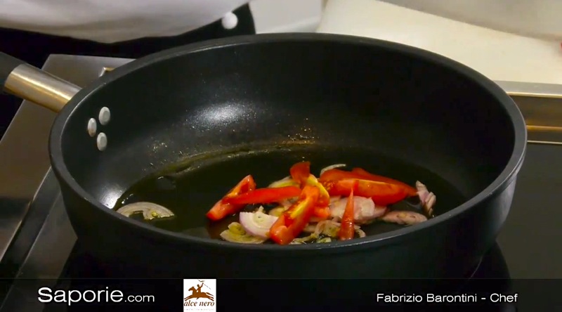 Tagliatelle integrali Alce Nero, con fiori di zucca e code ...