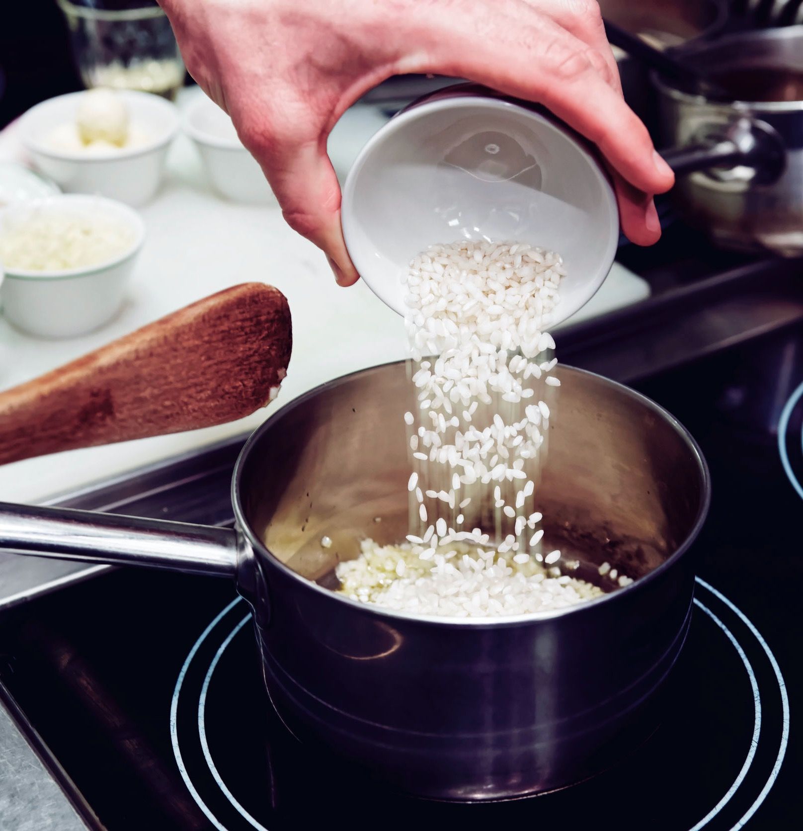 Come tostare il riso per il risotto Saporie